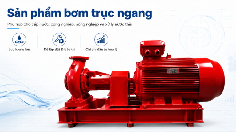 Sản phẩm bơm trục ngang
