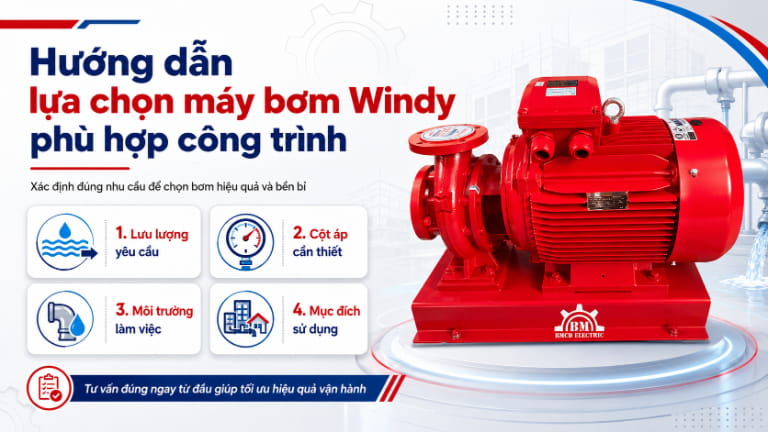 Hướng dẫn lựa chọn máy bơm Windy phù hợp