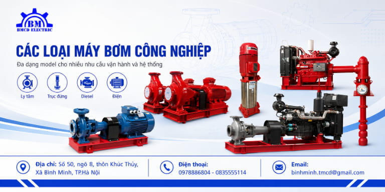 Ưu điểm của máy bơm ly tâm