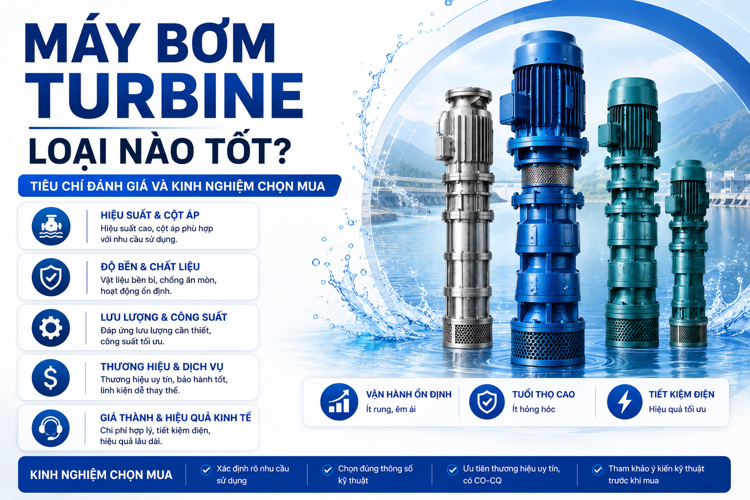 Máy Bơm Turbine Loại Nào Tốt
