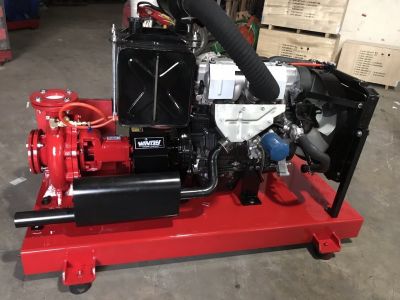 Cấu tạo máy bơm chữa cháy diesel